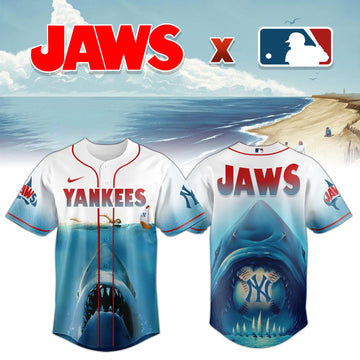 New York Yankees Jaws Shark Jersey