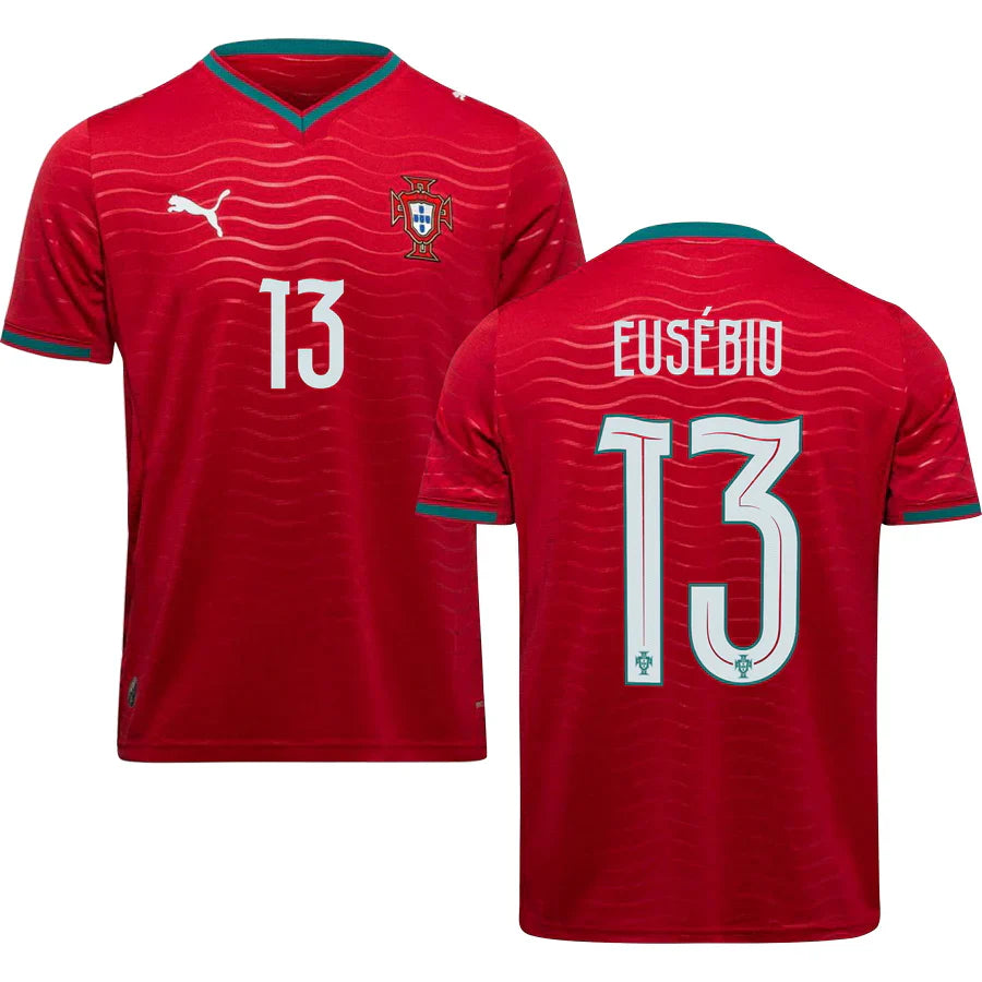 Men’s #13 Eusebio 2026 World Cup Portugal Jersey