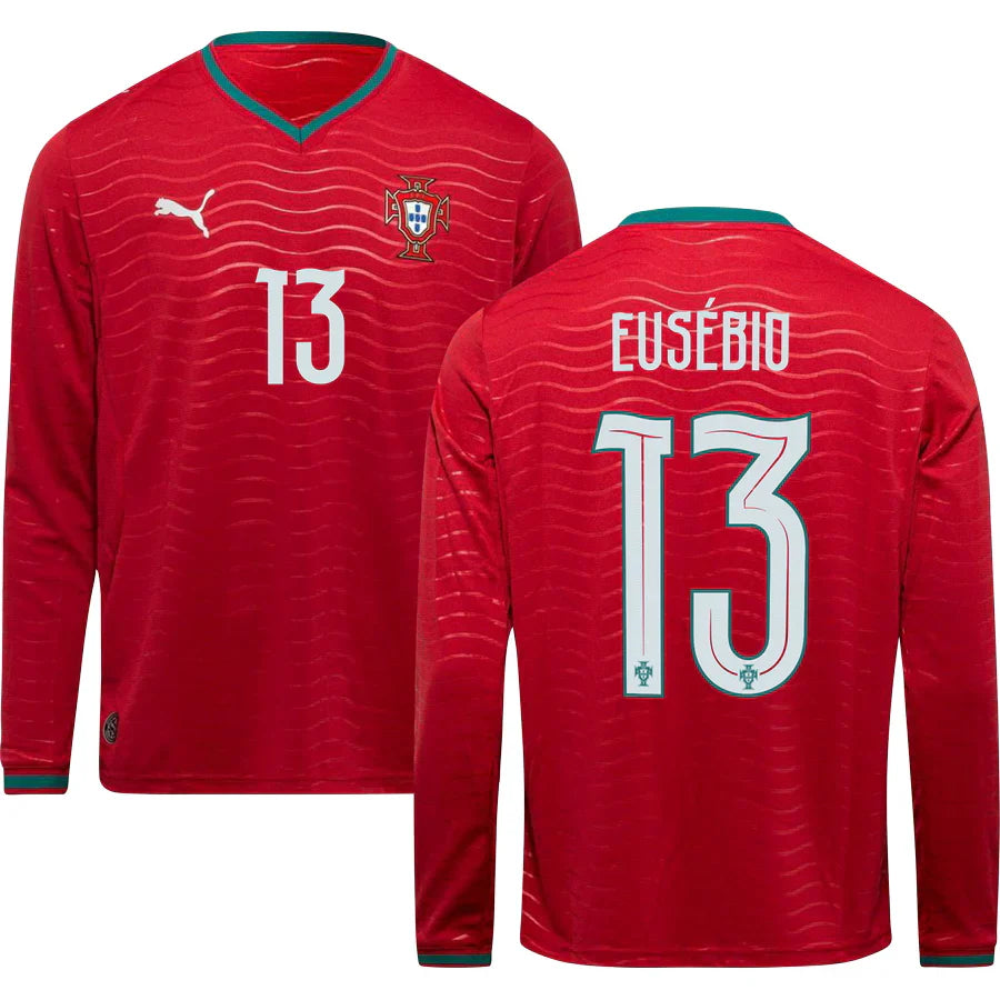 Men’s #13 Eusebio 2026 World Cup Portugal Jersey