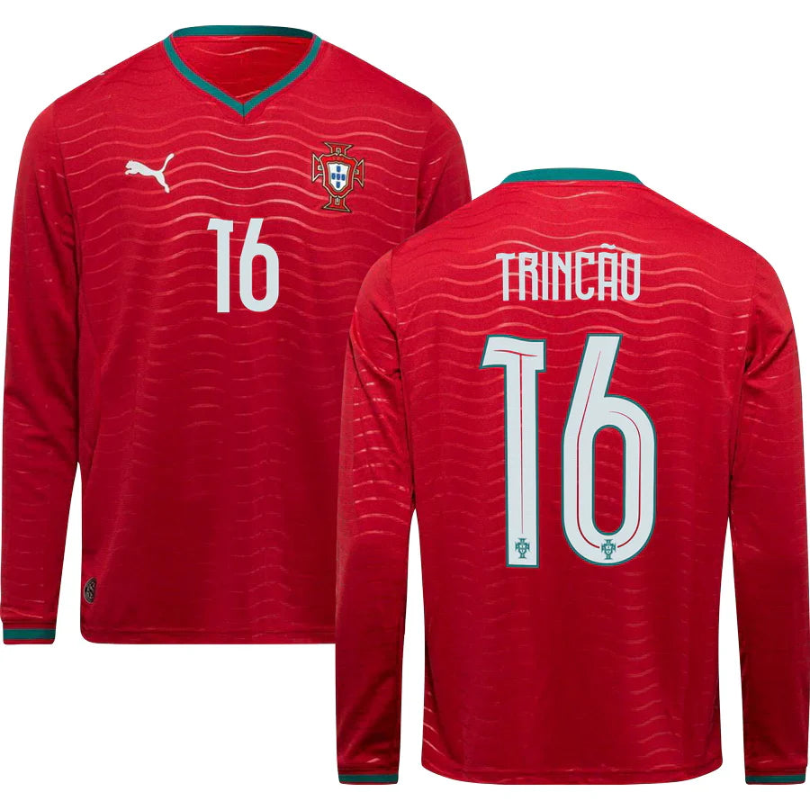 Men’s #16 Trincao 2026 World Cup Portugal Jersey
