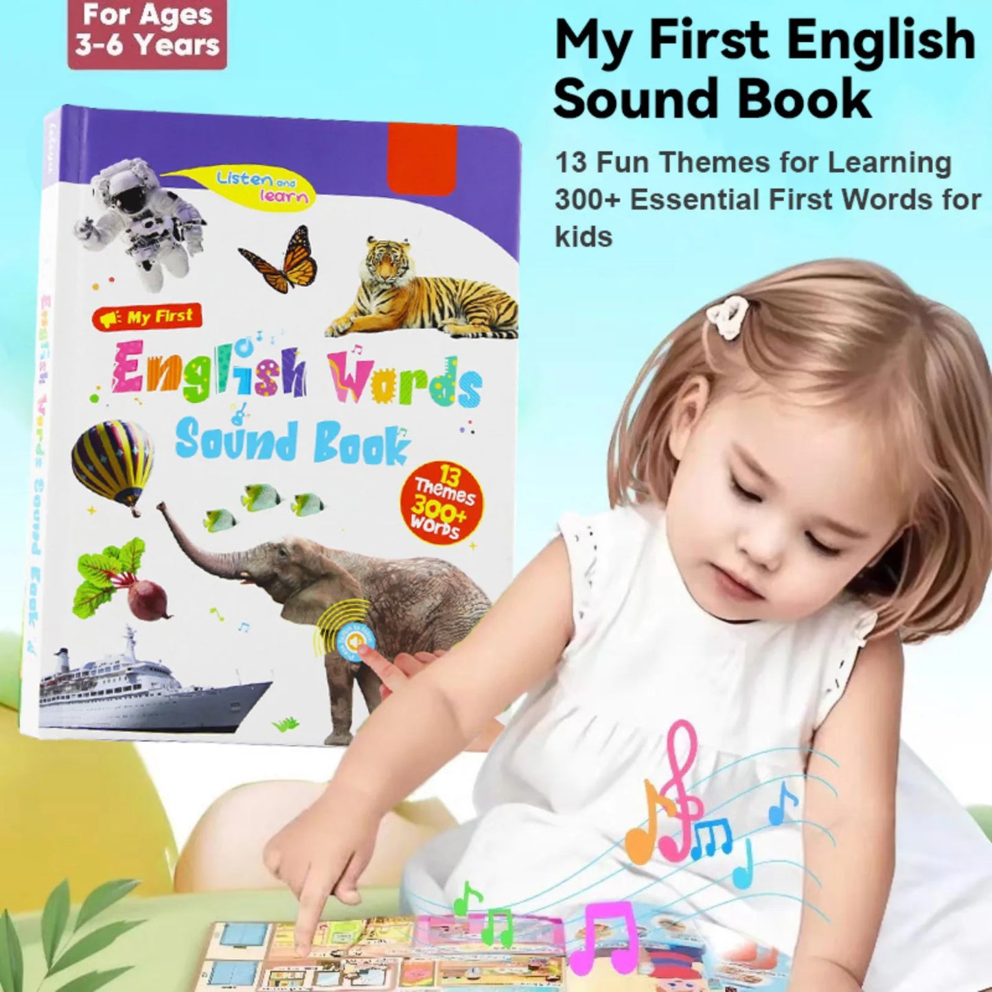 English Sound Toy – Interactive Learning with 470 Sounds