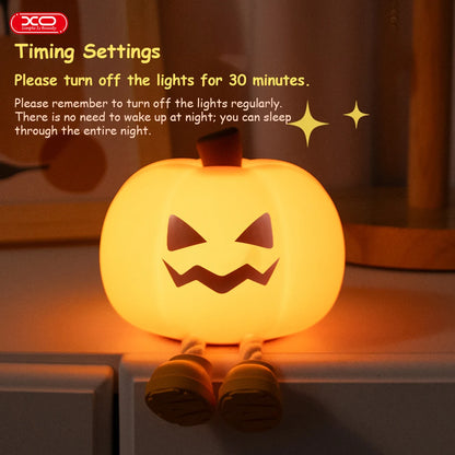 Glow-in-the-Dark Pumpkin Light – Halloween Decoration