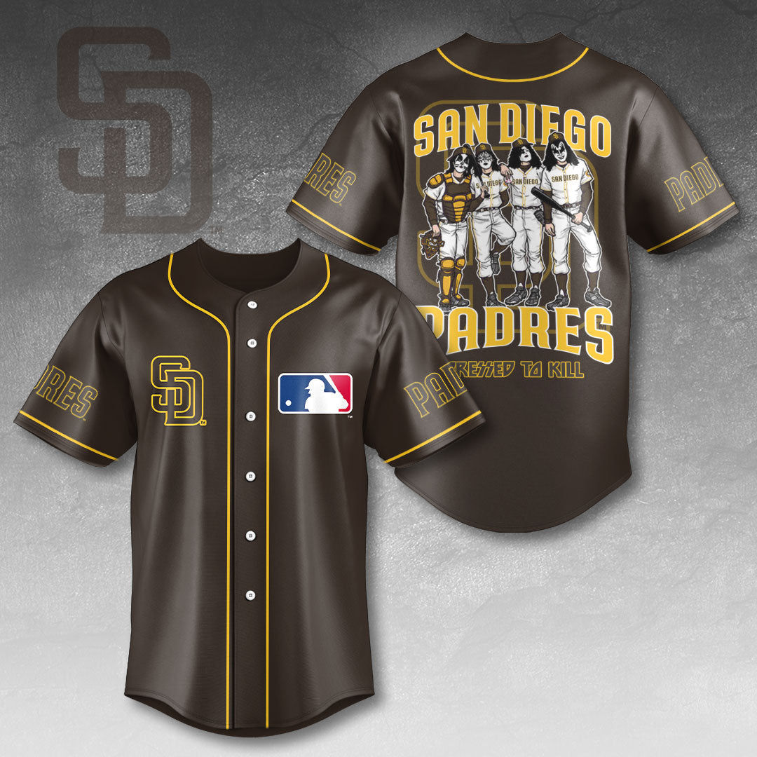 San Diego Padres x KISS Baseball Jersey