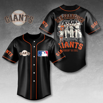 San Francisco Giants x KISS Baseball Jersey