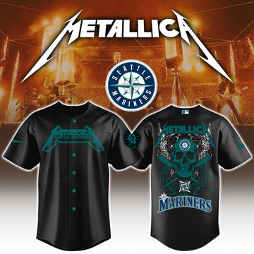 Seattle Mariners MLB Metallica Jersey