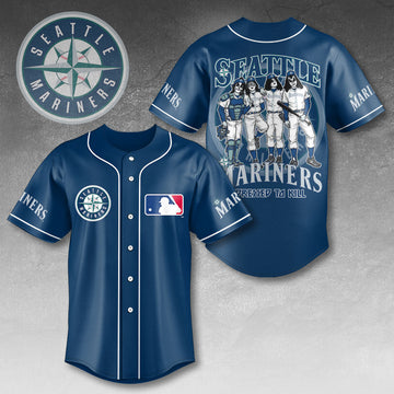Seattle Mariners x KISS Baseball Jersey