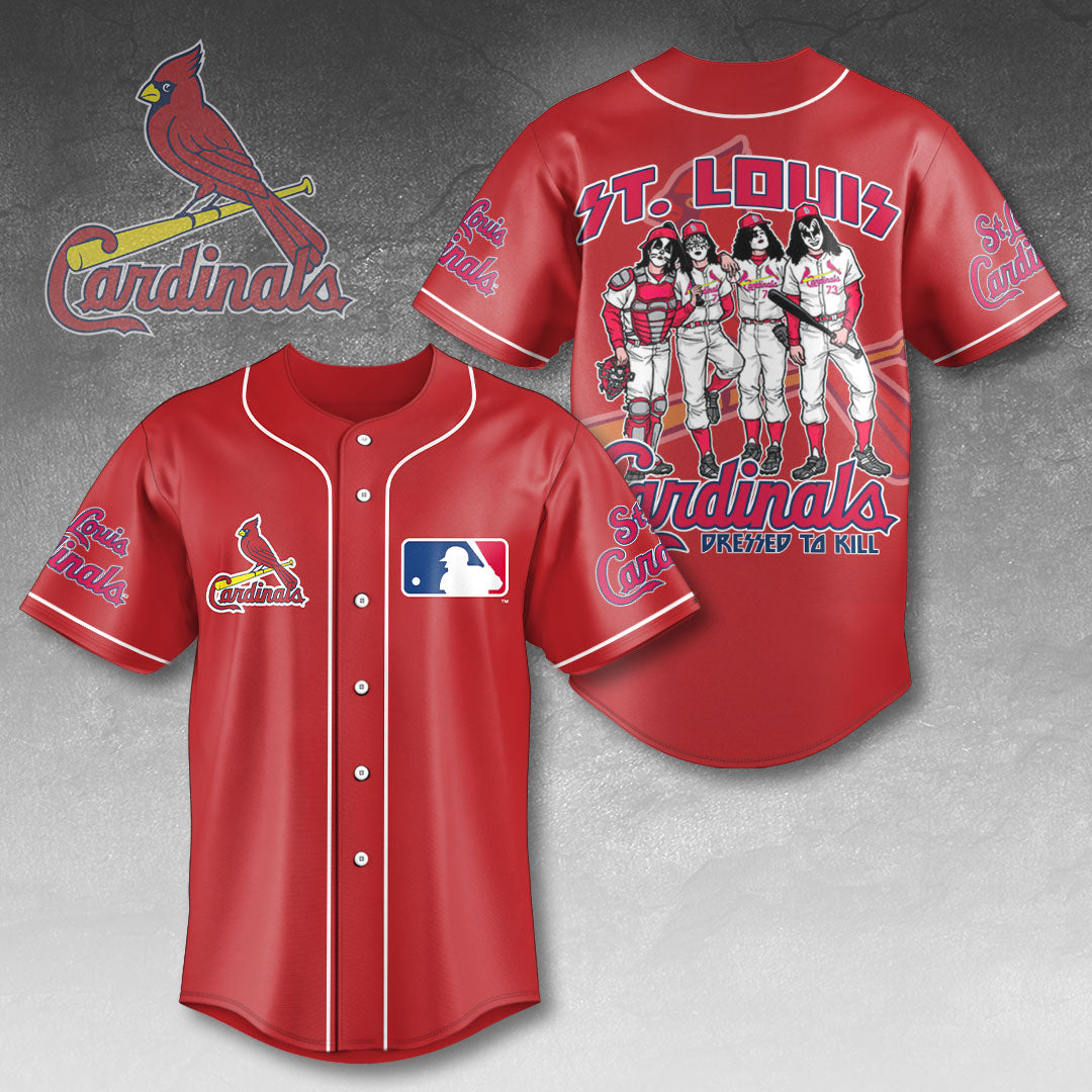 St. Louis Cardinals x KISS Baseball Jersey