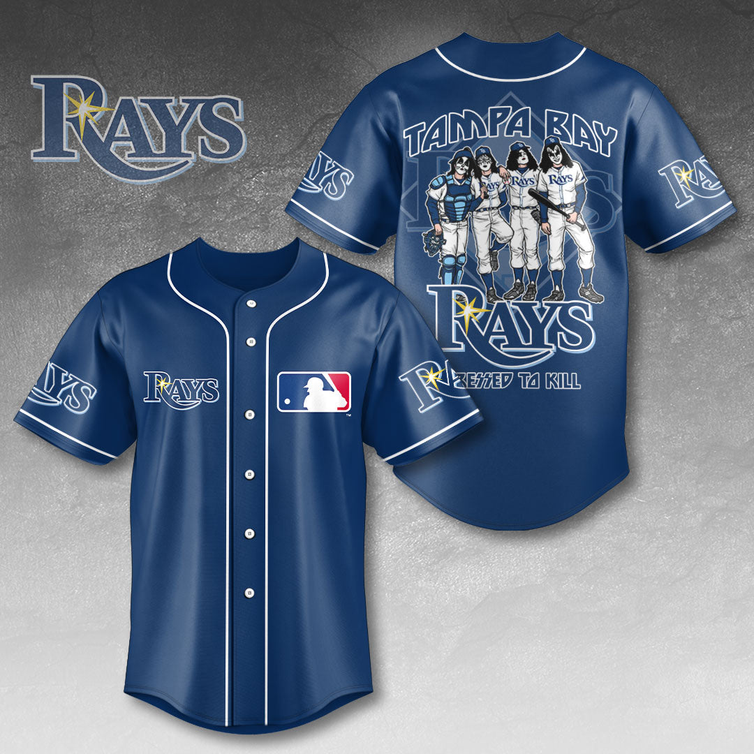 Tampa Bay Rays x KISS Baseball Jersey