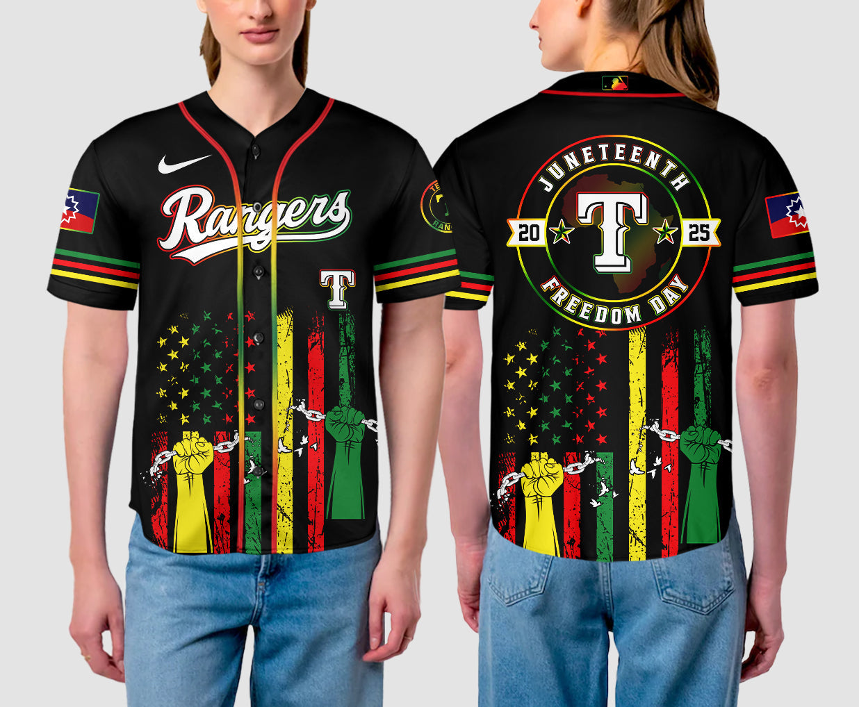 Texas Rangers Juneteenth Day Jersey