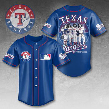 Texas Rangers x KISS Baseball Jersey