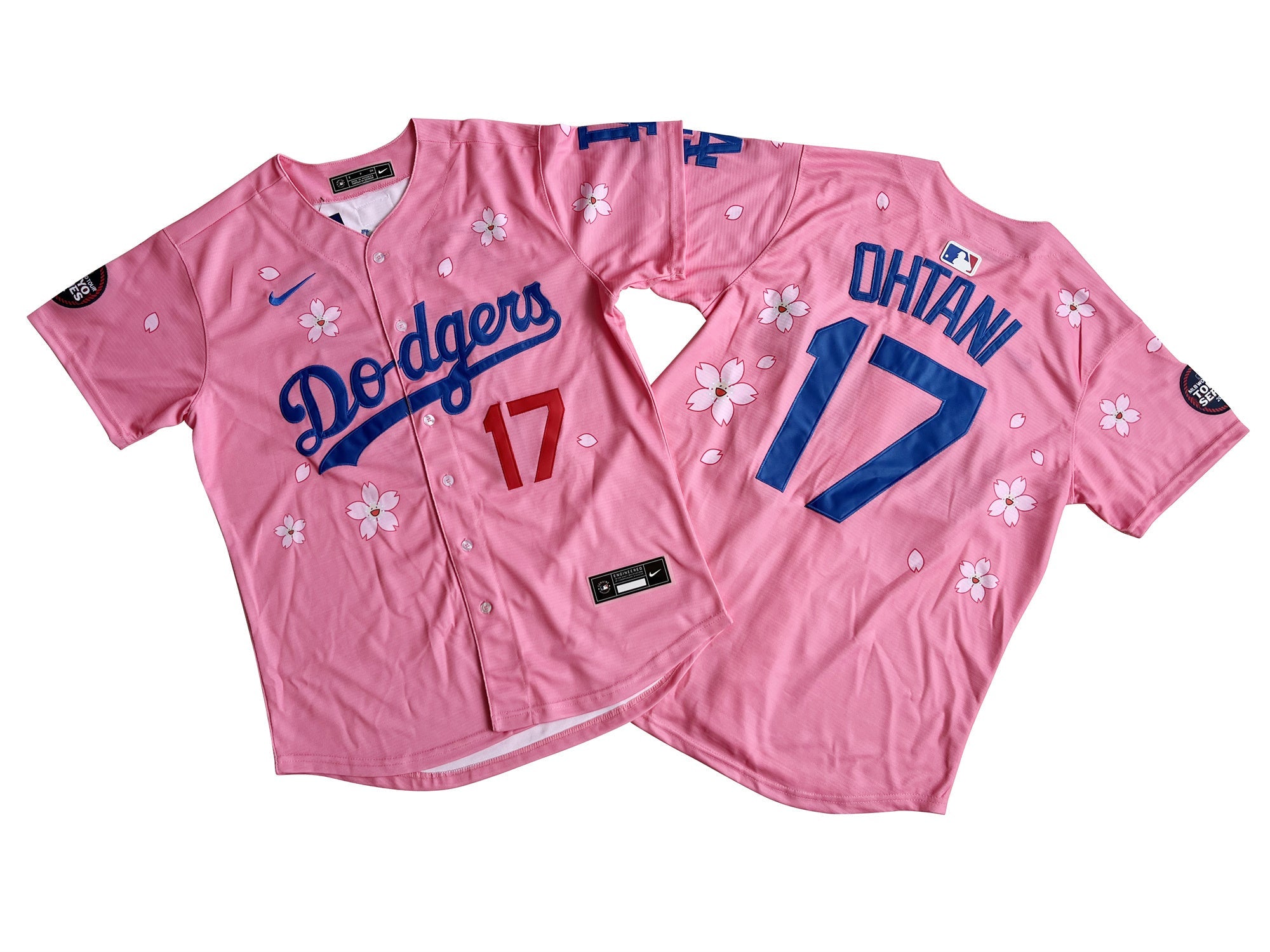Men's #17 Shohei Ohtani Los Angeles Dodgers Baseball Jersey