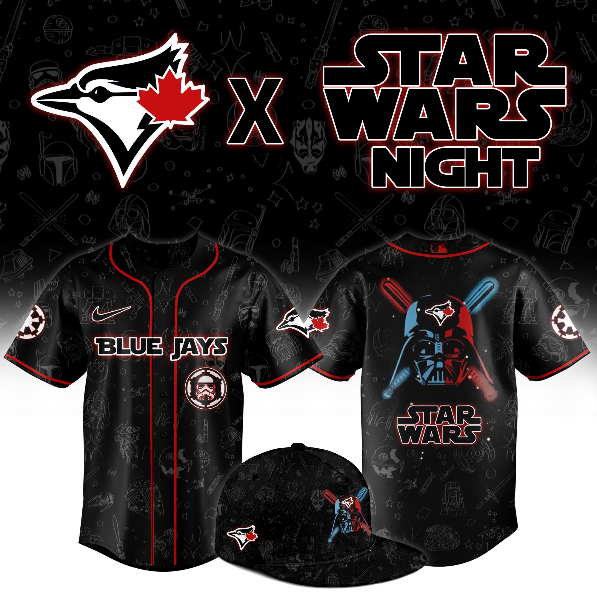 Toronto Blue Jays Star Wars Night Game Limited Jerse