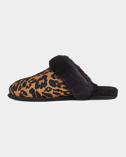 Scuffette II Panther Print Slipper