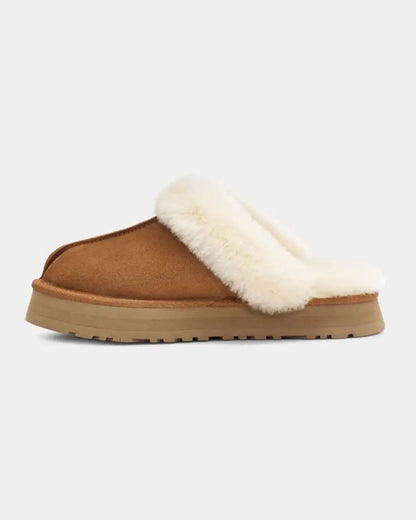 Women's Disquette Slipper - Chestnut