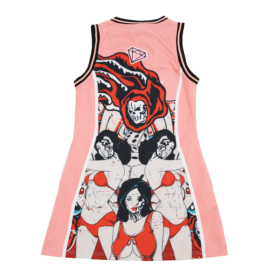 BRAND X BARBIES ANGELS JERSEY DRESS (PEACH)