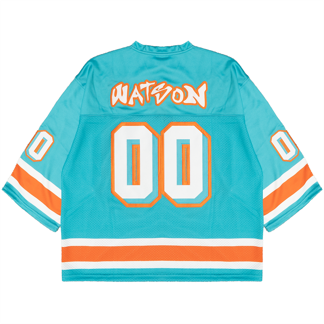 WATSON ATHLETIC DEPARTMENT CROPPED FOOTBALL JERSEY (TEAL)