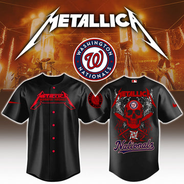 Washington Nationals MLB Metallica Jersey