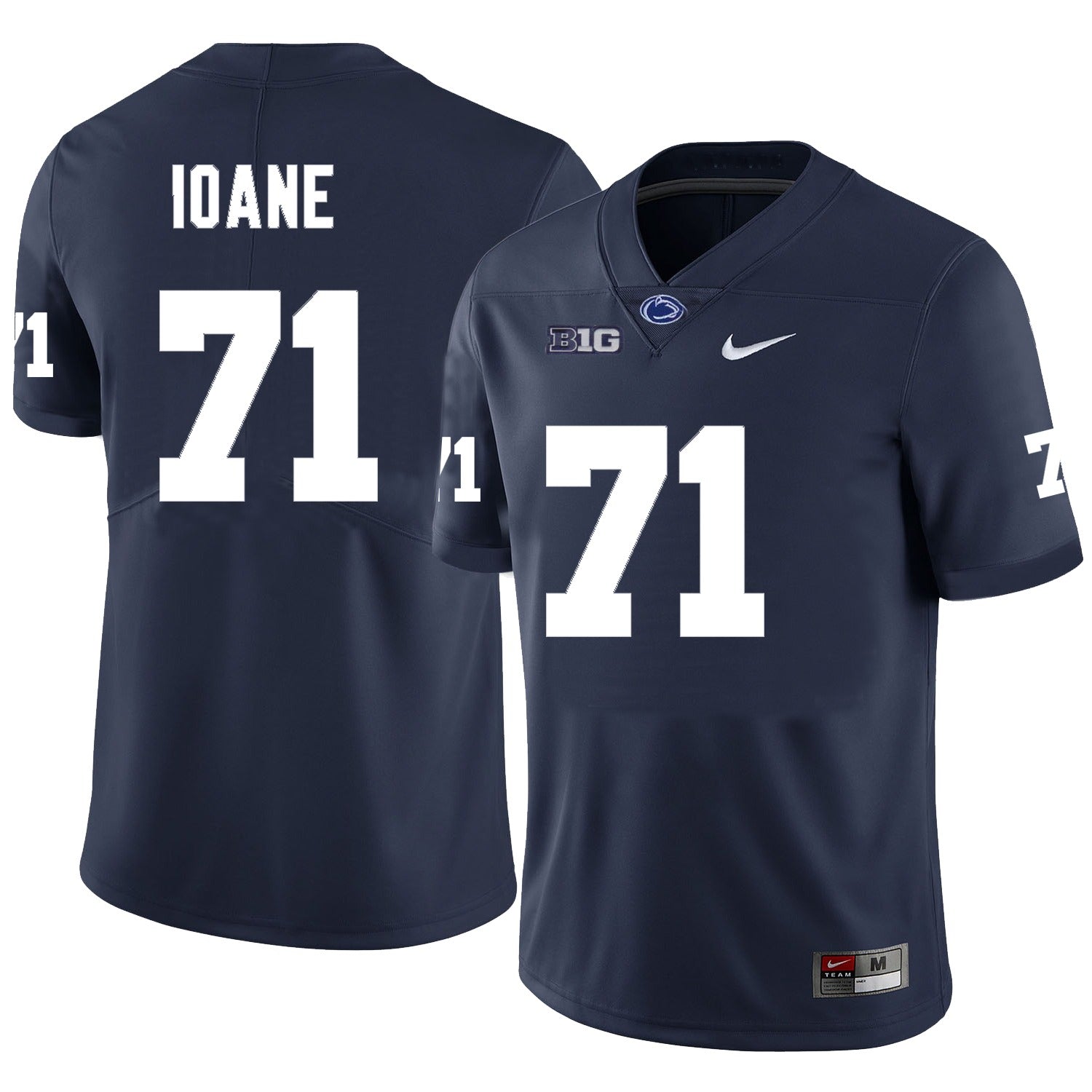 Men’s Penn State #71 Olaivavega Ioane Football Jersey