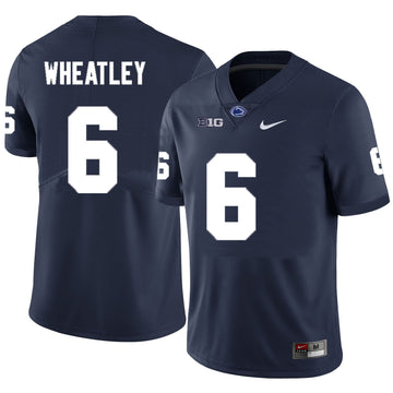 Men’s Penn State #6 Zakee Wheatley Football Jersey