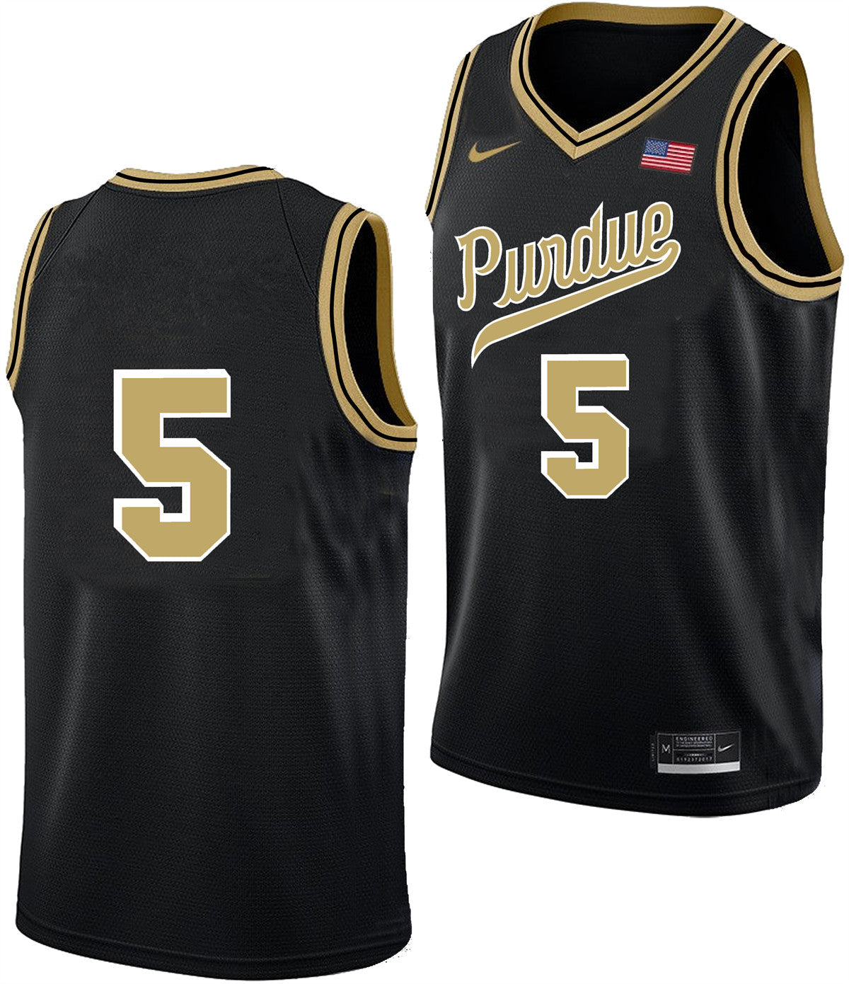 Men's #5 Liam Murphy Purdue Boilermakers College Basketball Jersey