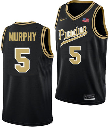 Men's #5 Liam Murphy Purdue Boilermakers College Basketball Jersey