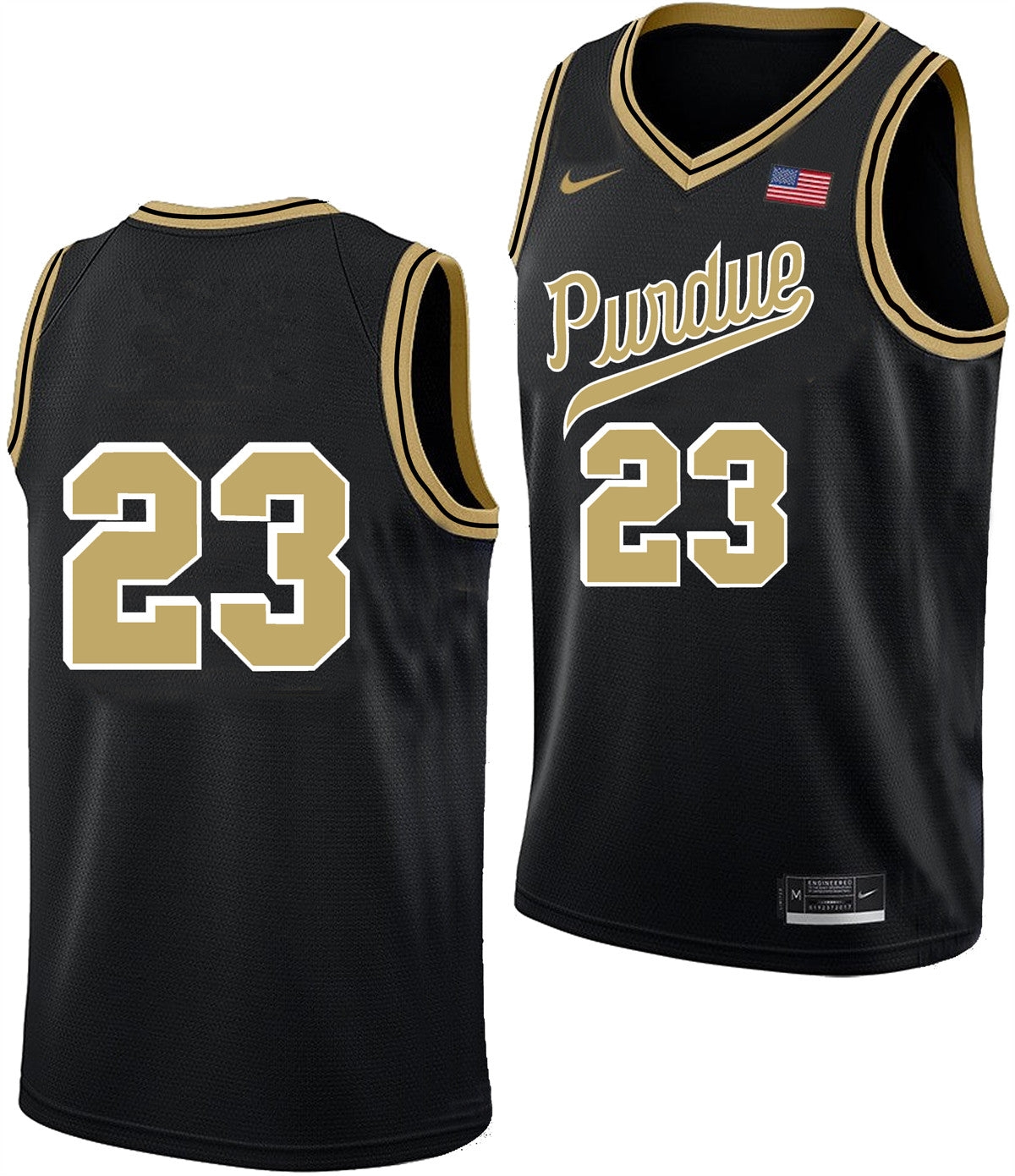 Men's #23 Jaden Ivey Purdue Boilermakers College Basketball Jersey