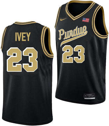 Men's #23 Jaden Ivey Purdue Boilermakers College Basketball Jersey
