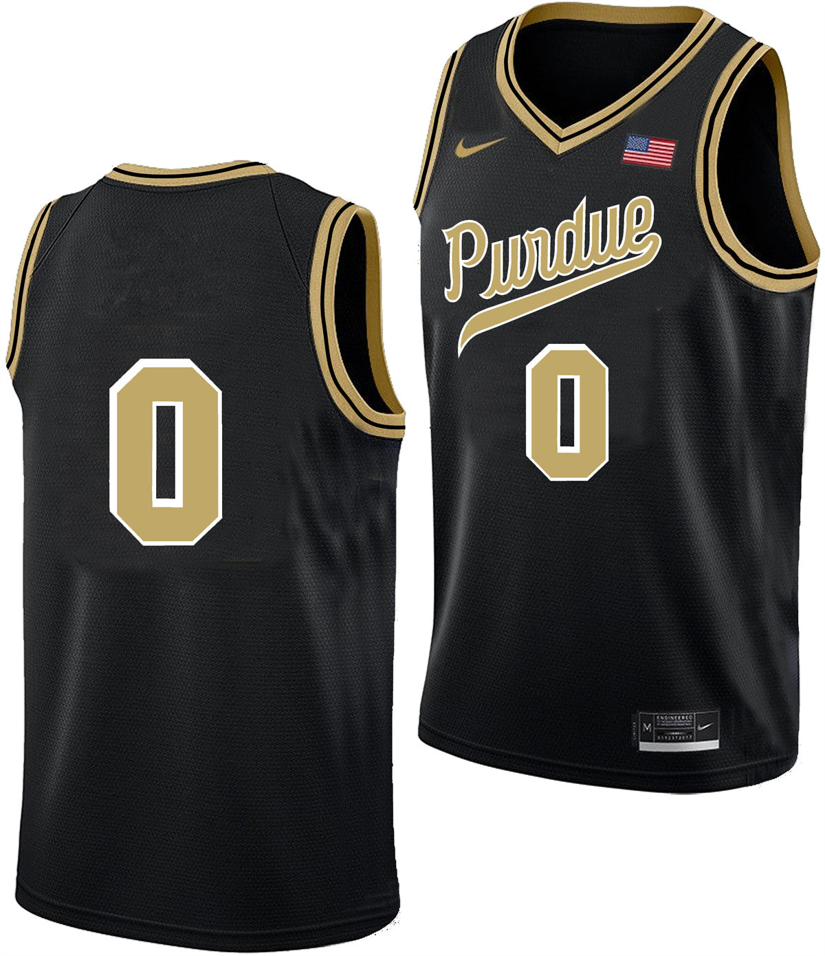 Men's #0 C.J. Cox Purdue Boilermakers College Basketball Jersey