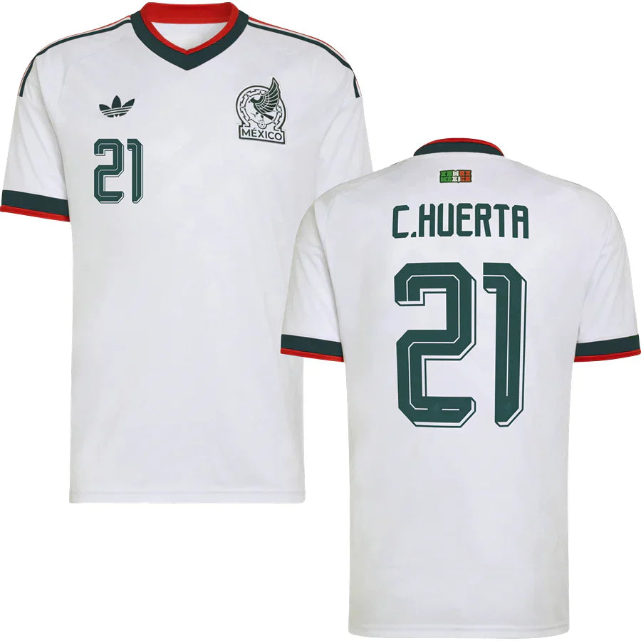 Men’s # 21 César Huerta Mexico 2026 World Cup Jersey