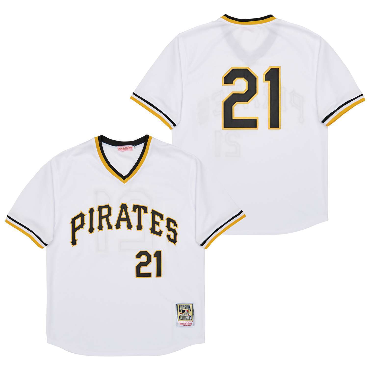 Men's #21 Roberto Clemente Pittsburgh Pirates Baseball Jersey