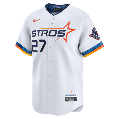 Jose Altuve Houston Astros Nike 2025 City Connect Limited Player Jersey - White