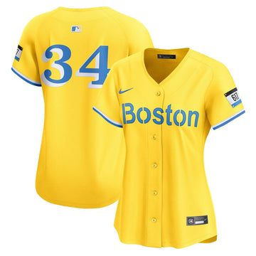 David Ortiz Boston Red Sox Nike Women's City Connect Retired Player Jersey - Gold