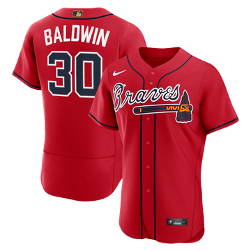 Drake Baldwin Atlanta Braves Nike MLB Awards Authentic Jersey - Red