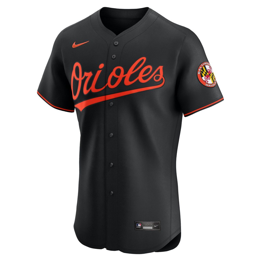 Baltimore Orioles Nike Alternate  Elite Jersey - Black
