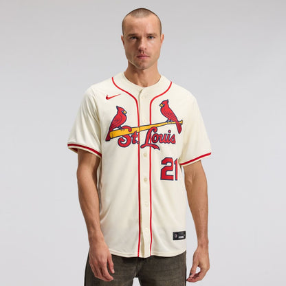 Lars Nootbaar St. Louis Cardinals Nike Alternate 2 Limited Jersey - Cream