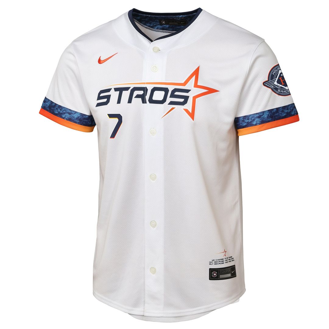 Craig Biggio Houston Astros Nike Youth 2025 City Connect Limited Player Jersey - White