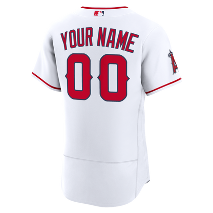 Los Angeles Angels Nike Home Authentic Custom Jersey - White
