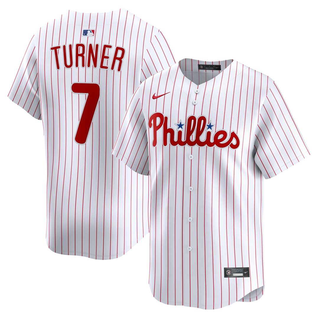 Trea Turner Philadelphia Phillies Nike Home Limited Player Jersey - White