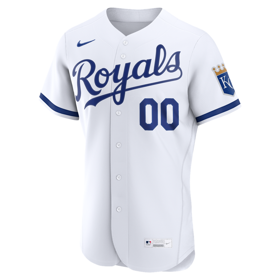 Kansas City Royals Nike Home Authentic Custom Jersey - White