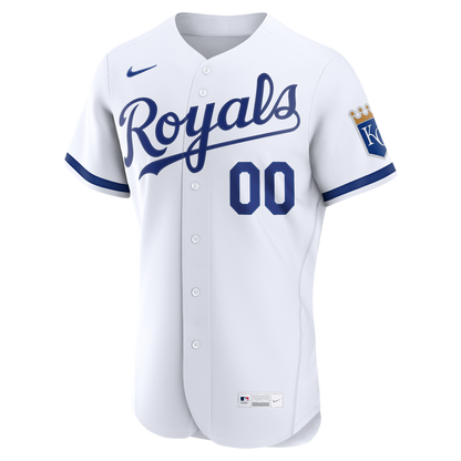 Kansas City Royals Nike Home Authentic Custom Jersey - White