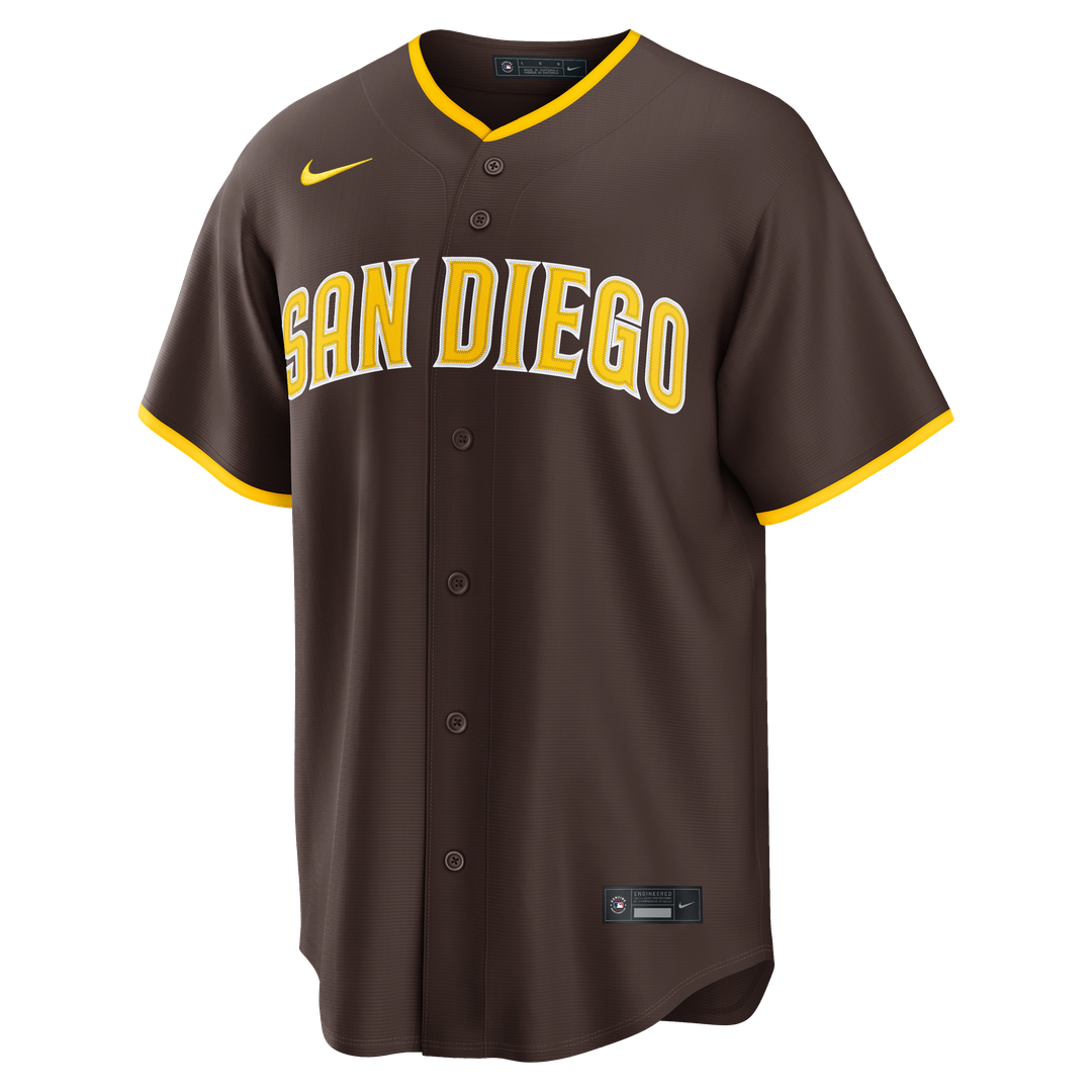 Jackson Merrill San Diego Padres Nike Road Replica Jersey - Brown