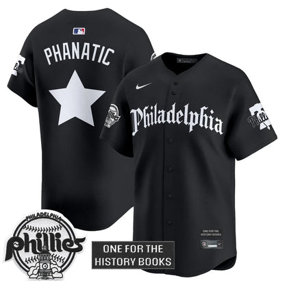 Men's Phillies 'Retro Newspaper Edition' Vapor Premier Limited Jersey - All Stitched