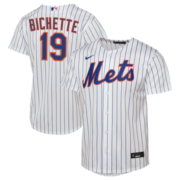 Bo Bichette New York Mets Nike Youth Home Baseline Jersey - White