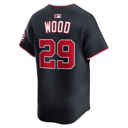James Wood Washington Nationals Nike Alternate Limited Player Jersey - Navy
