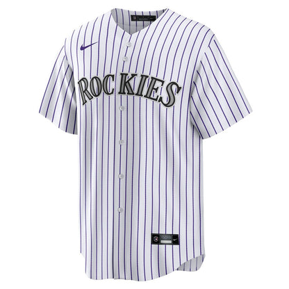 Hunter Goodman Colorado Rockies Nike Home Replica Jersey - White