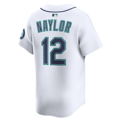 Josh Naylor Seattle Mariners Nike Home Limited Jersey - White