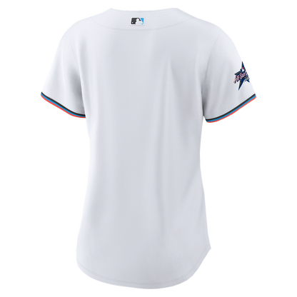 Miami Marlins Nike Women's Replica Team Jersey - White