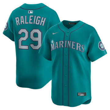 Cal Raleigh Seattle Mariners Nike Alternate Limited Jersey - Teal