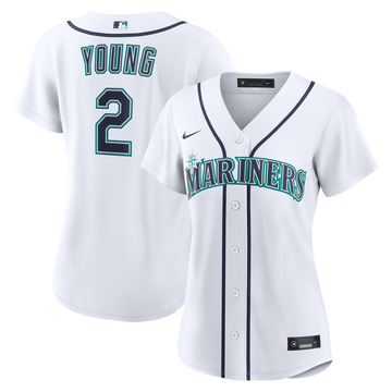 Cole Young Seattle Mariners Nike Women's Home Replica Jersey - White