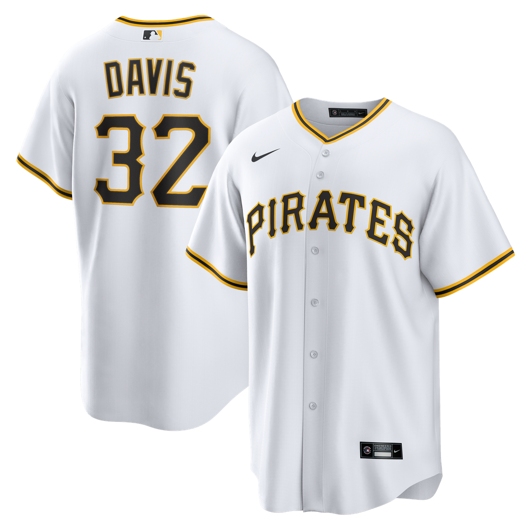 Henry Davis Pittsburgh Pirates Nike Home Replica Jersey - White
